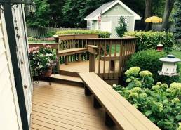 Stained porch