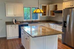 Painted kitchen cabinets